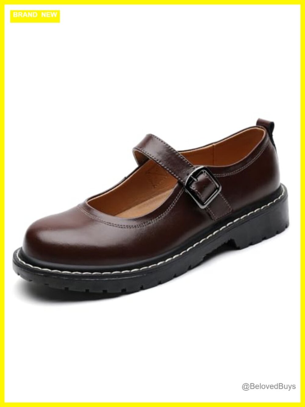 Women Mary Jane Shoes Flat Oxford Round Toe Non-Slip Casual Comfort Dress Shoes